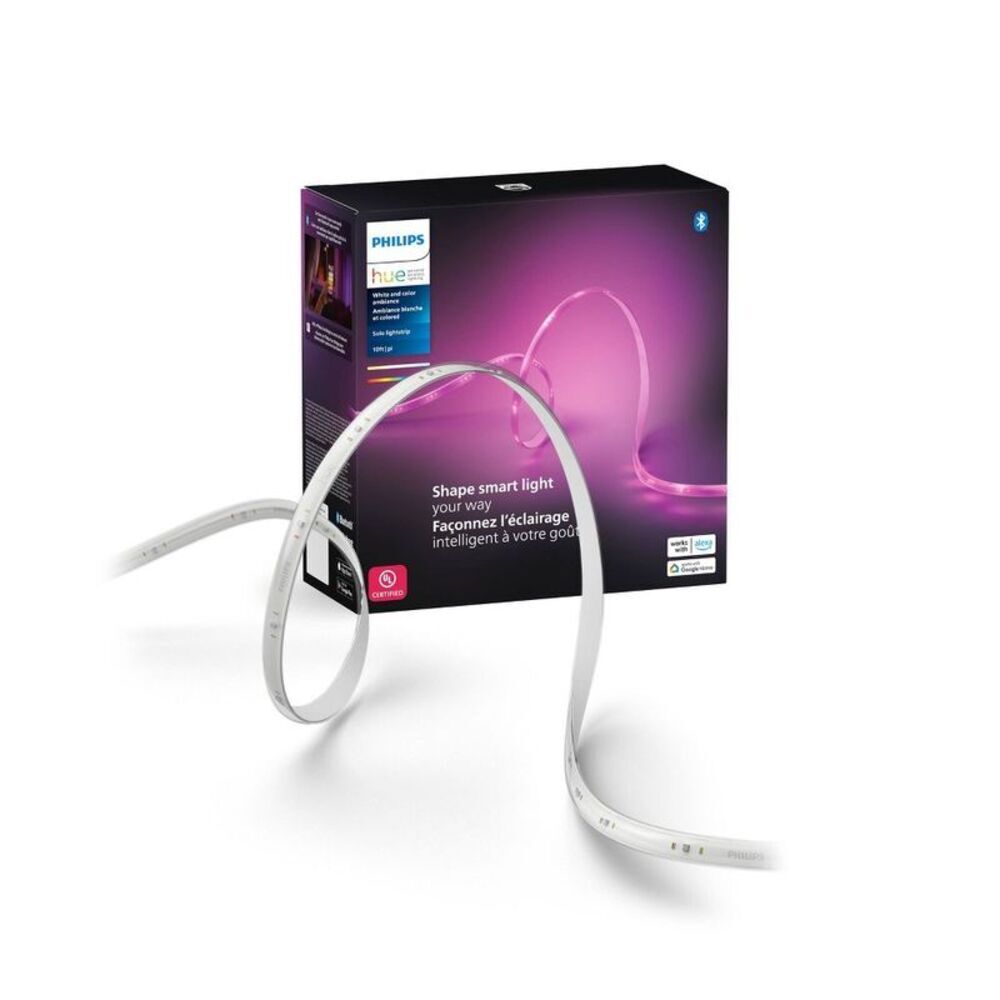 Open Box - Philips -  Hue 10' White and Multi-Colored LED Solo L White
